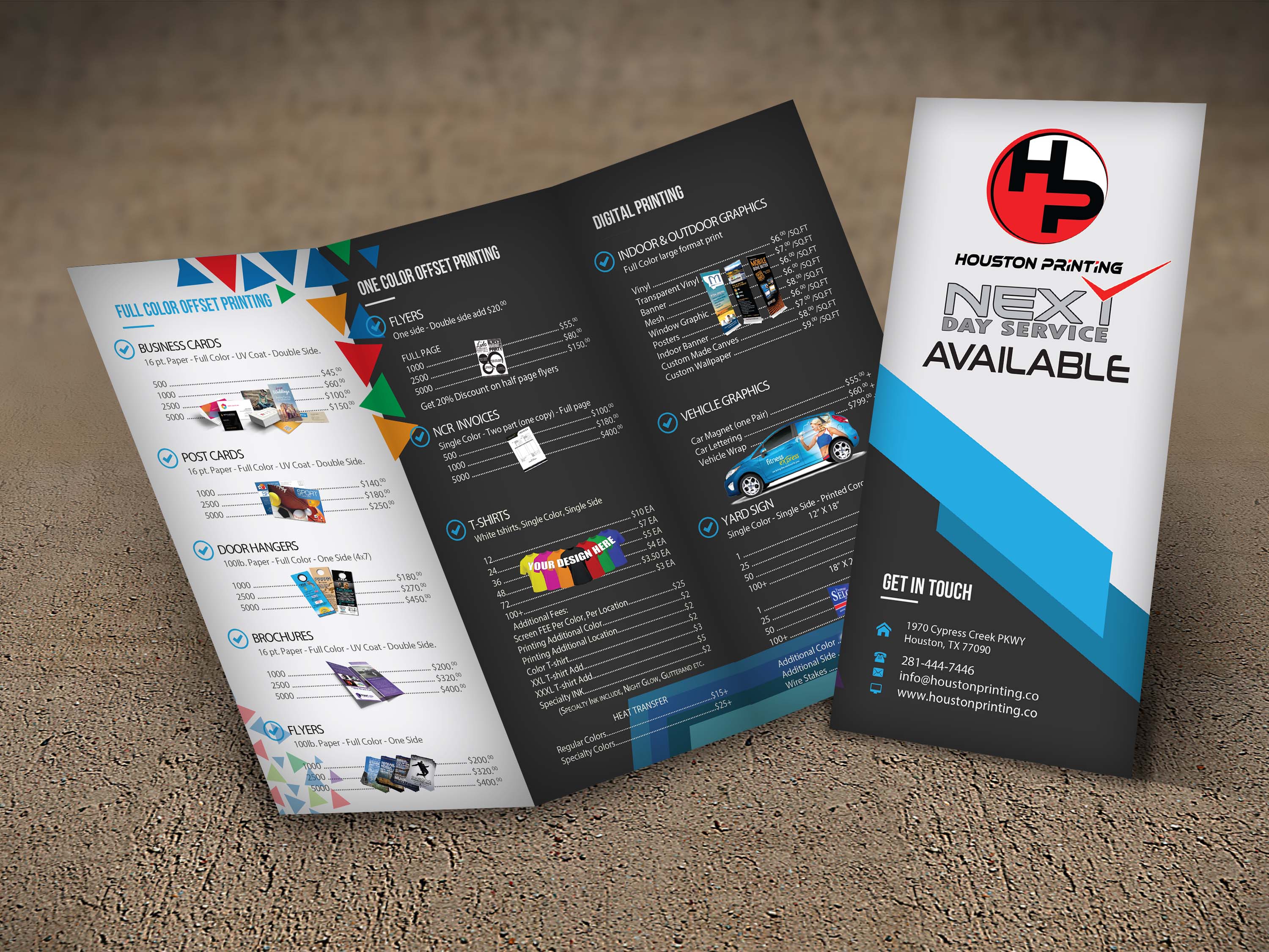 Flyers and Handouts — Custom Printed, Full Color