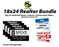 Real Estate Sign Package — Custom Printed, Full Set