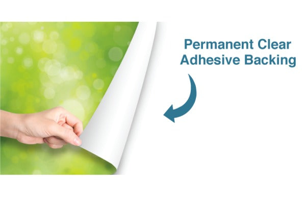Adhesive Vinyl — Custom Printed, Standard Indoor