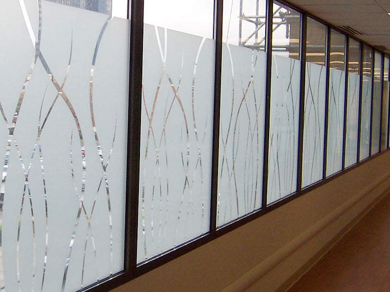 Etched Frosted Vinyl — Custom Printed, Privacy Glass Effect