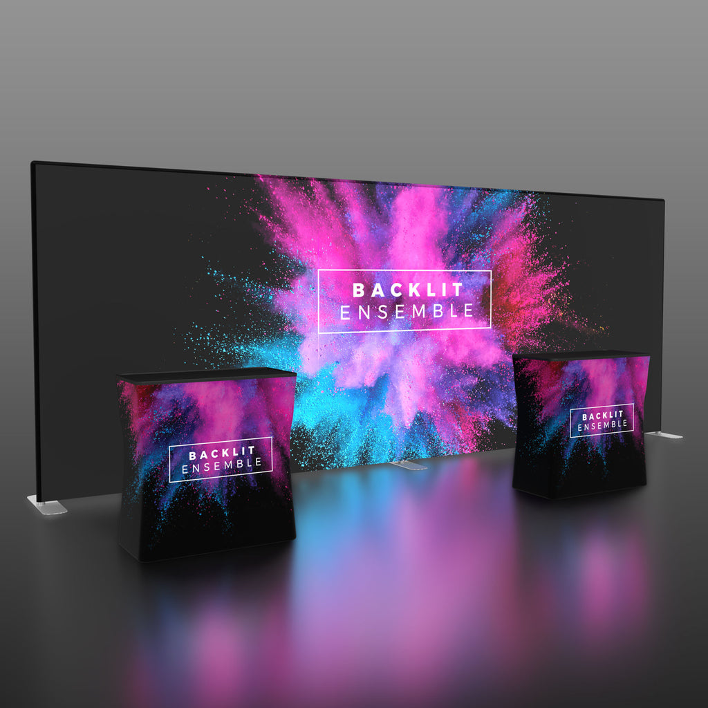 10ft SEG Backlit fabric Display