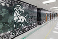 Office Branding Wall Graphic — Logo and Brand Wall