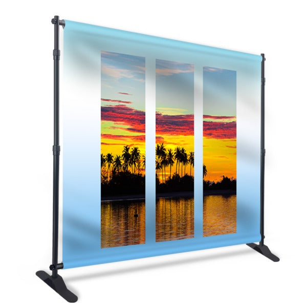 Step and Repeat Fabric Graphic w/ Display included